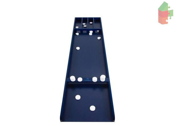 Mini Sjoelbak "Boris" by Jan des Bouvrie blauw 120 cm