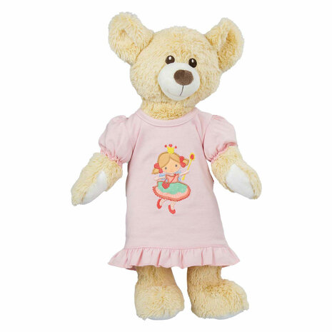 Poppen Nachtjapon Prinses Emily, 28-35 cm