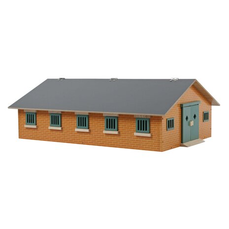 Kids Globe Paardenstal Hout Met 9 Paardenboxen 1:32