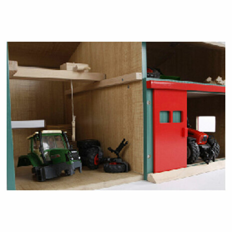 Kids Globe Landbouwloods met Berging 1:32