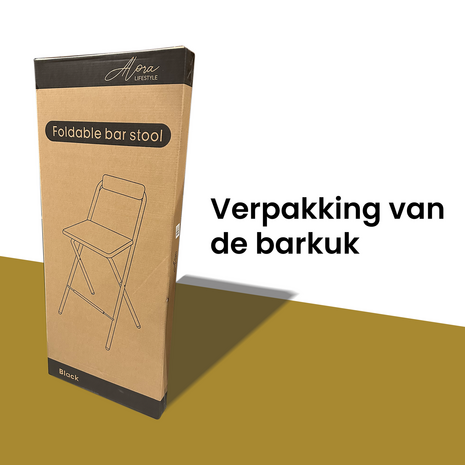 Alora Inklapbare barkruk