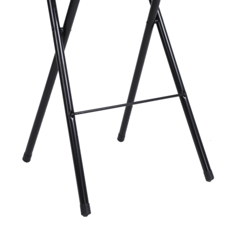 Alora inklapbare barkruk met rugleuning en voetsteun - per 3