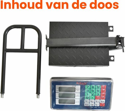 Platform weegschaal 150 kg