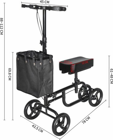 Ergonomische Kniestep