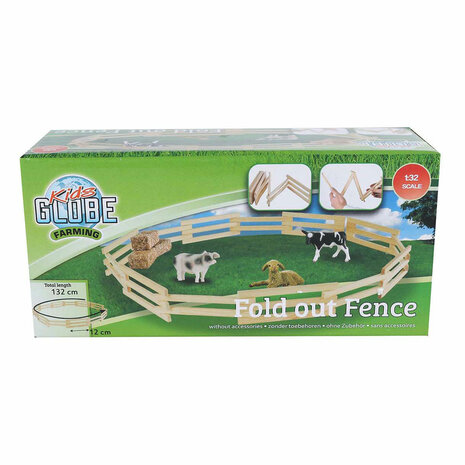 Kids Globe Houten Omheining 1:32, 132cm