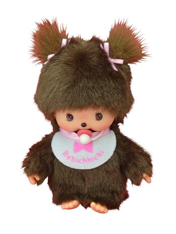 Bebichhichi M&auml;dchen Pl&uuml;schpuppe 16 cm mit L&auml;tzchen von Monchhichi
