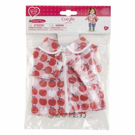 Ma Corolle Poppen Regenjas Appels - 36cm