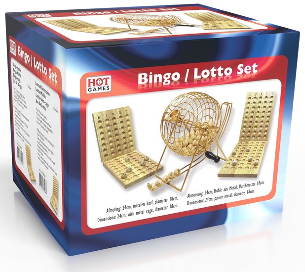 Bingo Grinder 24/18cm Metall 75 Kugeln