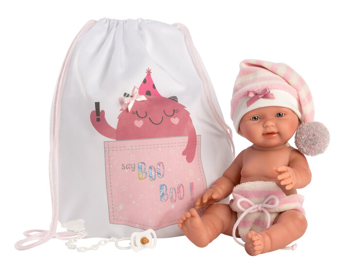 Llorens Puppe Bebita trug eine Tasche - 26cm