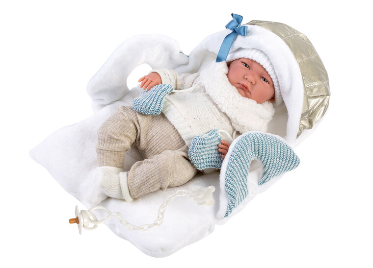 Llorens Puppe Mimi Llorona Tragetasche Babyschale (42cm)