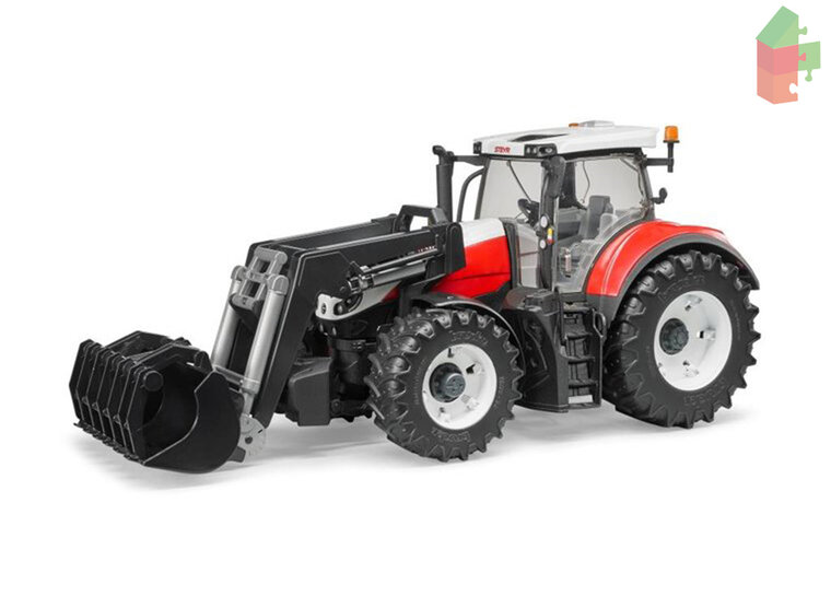 Bruder Steyr Traktor 6300 Terrus CVT + Anh&auml;nger