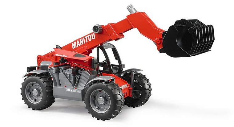 Bruder Manitou Teleskoplader MLT 633 mit Schaufelgreifer