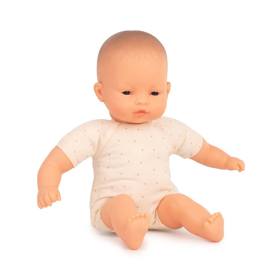 Miniland Babypuppe asiatisch mit weichem K&ouml;rper 32cm