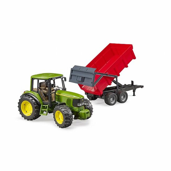 Bruder John Deere 6920 mit Wannenkippanh&auml;nger