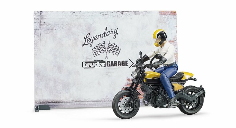 Bruder Bworld Motor Werkstatt Ducati Scrambler