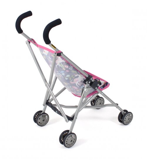 Puppenbuggy Roma (Einhorn dunkelblau/rosa)