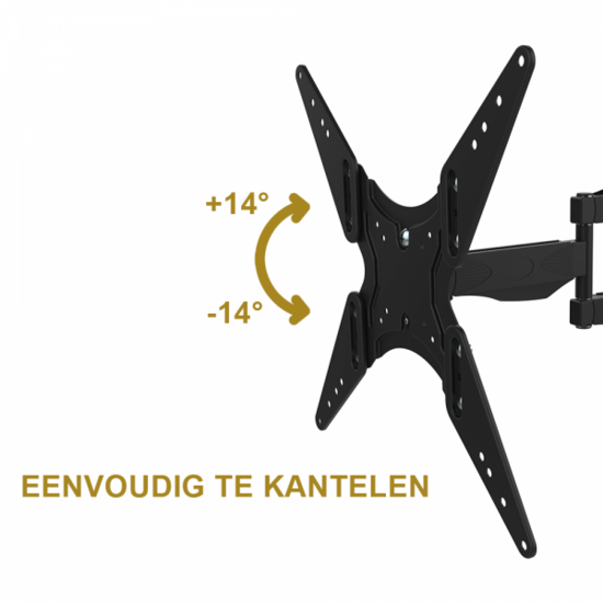 TV-Wandhalterung schwenkbar, 13-65 Zoll