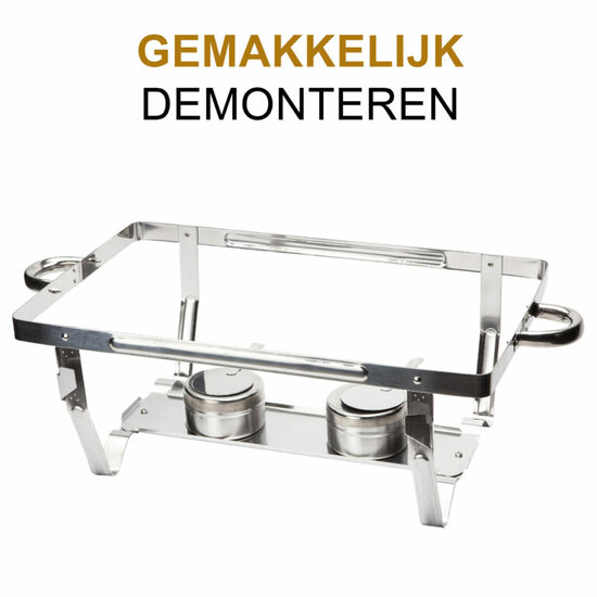 Alora Chafing Dish Chrom 6 St&uuml;ck