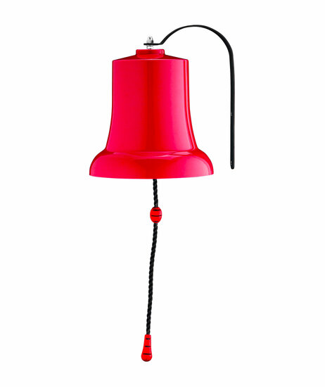 Glocke Kunststoff rot