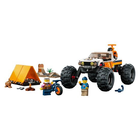 LEGO City 60387 4x4 Gel&auml;ndewagen Abenteuer