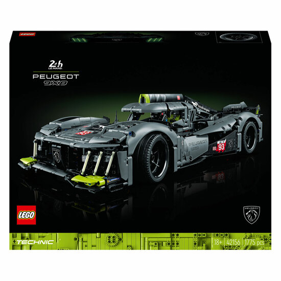 LEGO Technic 42156 Peugeot 9x8 24 Le Mans Hybrid Hypercar Au