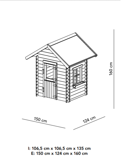 Holzspielhaus Davey