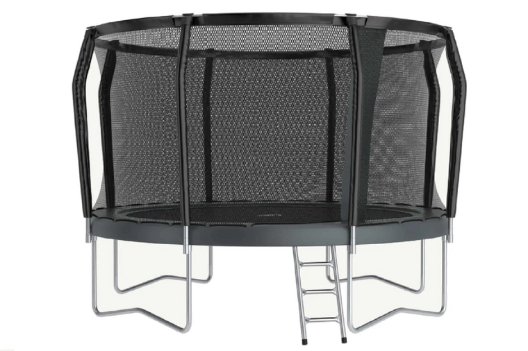 Akrobat Orbit PRO Above ground Trampolin 430 Anthrazit, inkl. Sicherheitsnetz