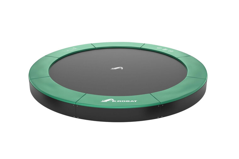 Trampolin AKROBAT ORBIT FLAT 305 (10ft) Gr&uuml;n