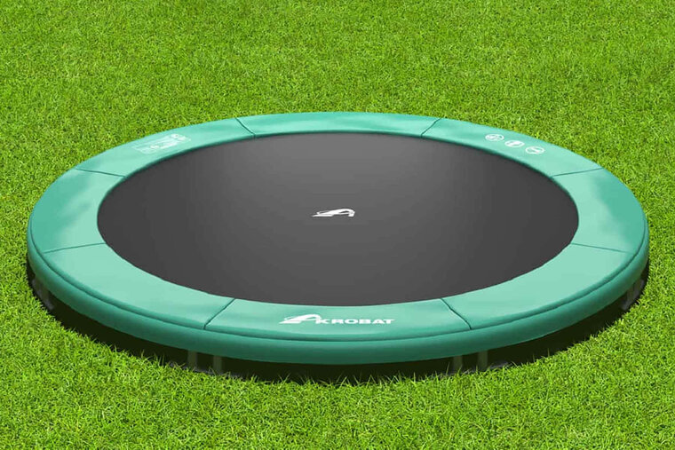 Trampolin AKROBAT PRIMUS INGROUND 430 (14ft) Gr&uuml;n