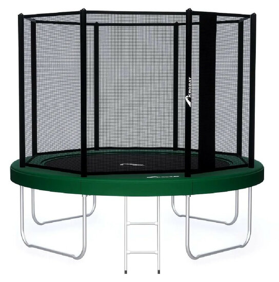 Trampolin AKROBAT ORBIT ABOVE 305 (10ft) Gr&uuml;n, inklusive Sicherheitsnetz