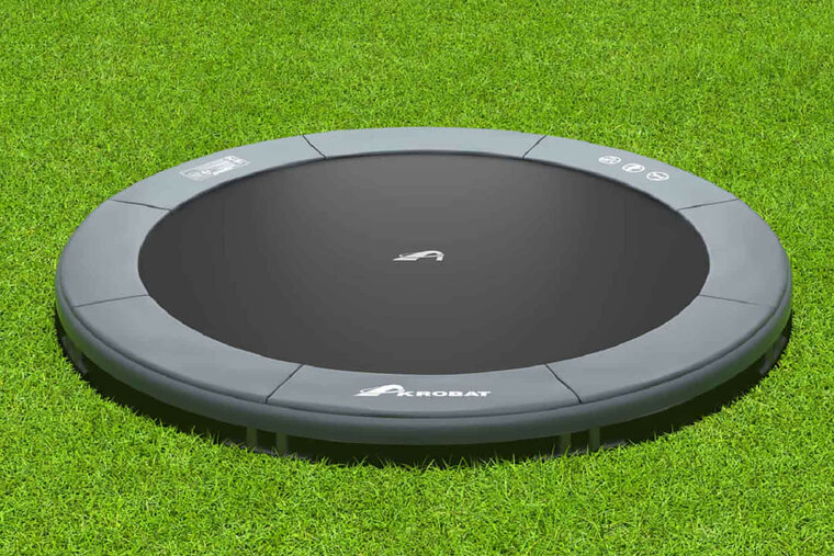 Trampolin AKROBAT ORBIT INGROUND 430 (14ft) Anthrazit