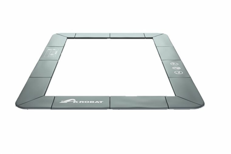 Akrobat Primus Flat to the ground Trampolin Rand 430x305cm Anthrazit