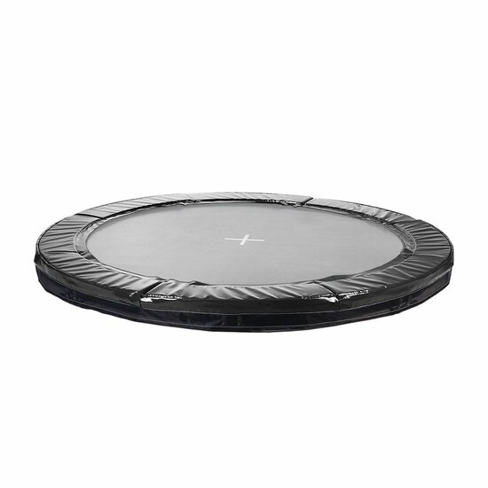 Akrobat Primus Flachboden-Trampolin Rand 305 cm Schwarz