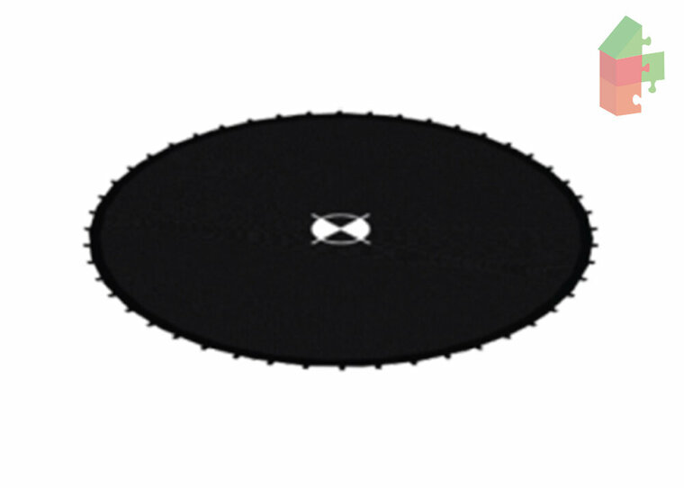 Akrobat Primus Inground Akrovent Sprungmatte f&uuml;r Trampolin 305 cm Schwarz