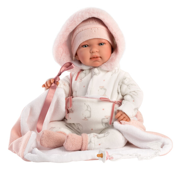 Llorens Puppe Tina mit Schlafsack - 44cm