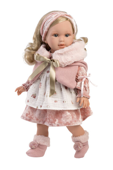 Llorens Puppe LUCIA rosa - 40 cm