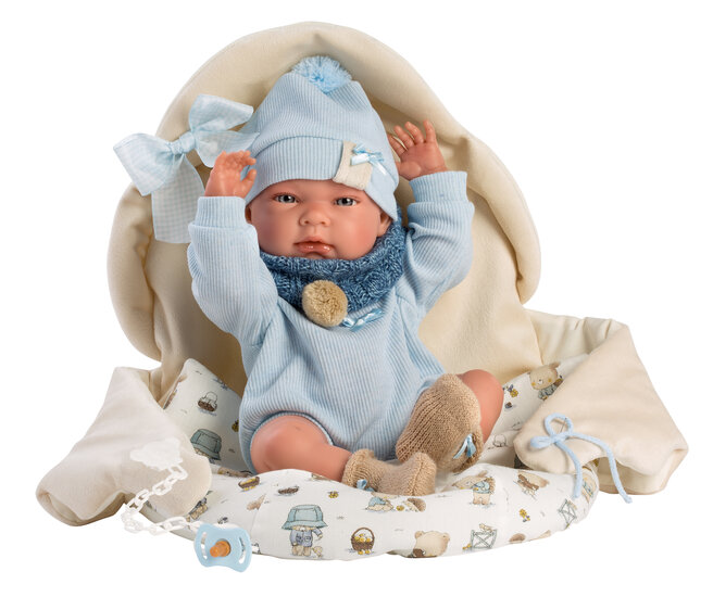 Llorens Puppe Nico mit Schlafsack - 40cm