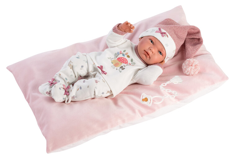 Llorens Puppe Nica mit wei&szlig;em Pyjama - 40cm