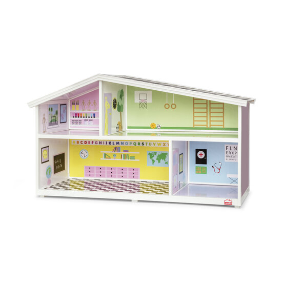 Lundby Puppenhaus Wandset &#039;Kreativ&#039; - Schule