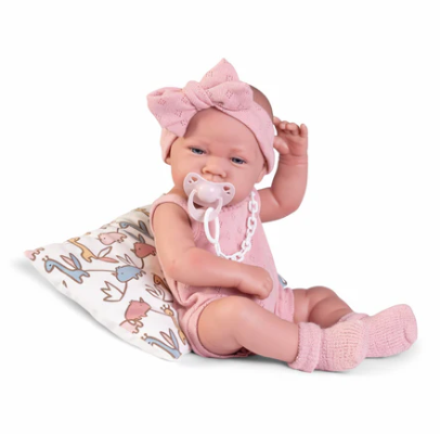 Pop Antonio Juan met roze pyjama 42cm