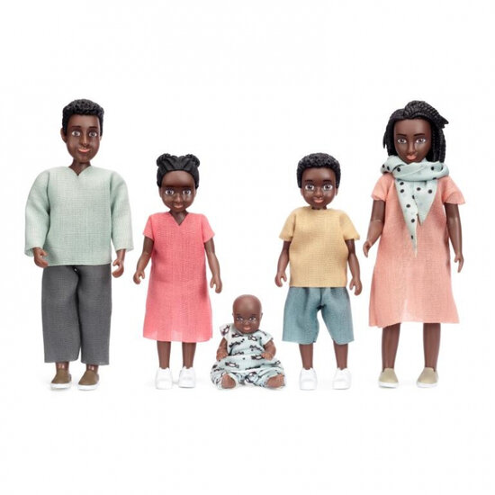 Lundby-Set - Puppenhausfamilie 'Billie' (5-teilig)