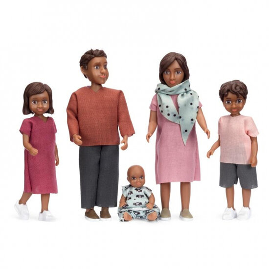 Lundby Set - Puppenhausfamilie &#039;Nikki&#039; (5-teilig)