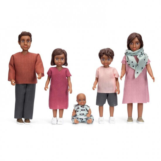 Lundby Set - Puppenhausfamilie &#039;Nikki&#039; (5-teilig)