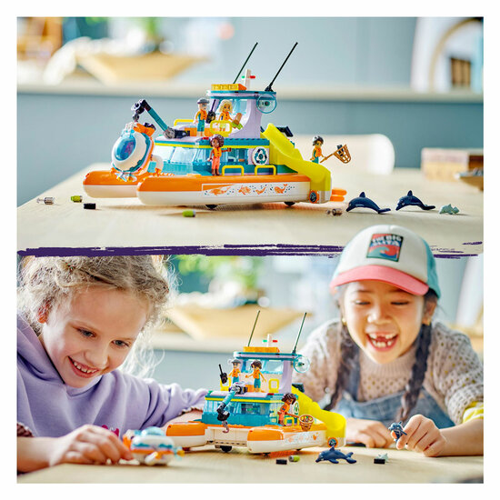 LEGO Friends 41734 Rettungsboot auf See