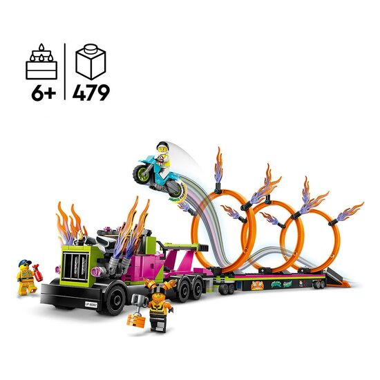 LEGO City 60357 Stunttruck &amp; Ring of Fire Challenge