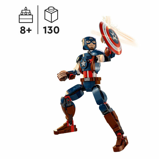 LEGO Super Heroes 76258 Captain America Building Figure