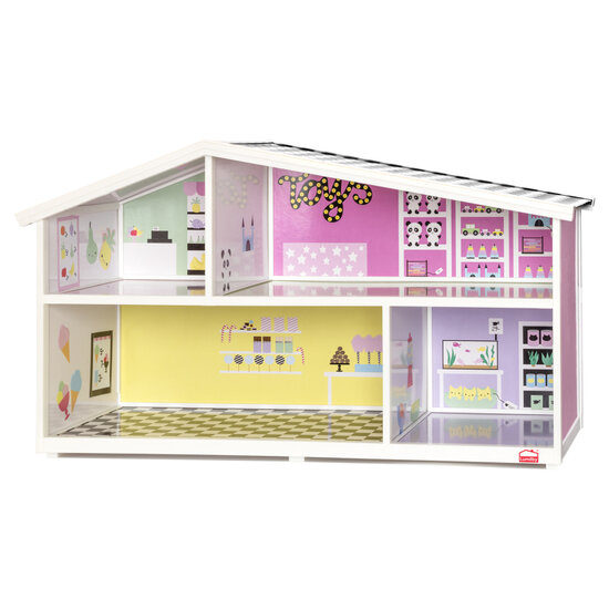 Lundby Puppenhaus Wandset Kreativ (R&uuml;ckwand + Aufkleberbogen)