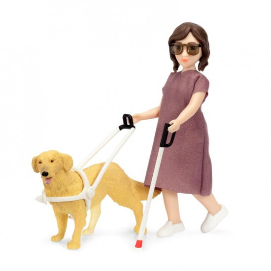 Lundby Set - Spielfigur Frau mit Assistenzhund