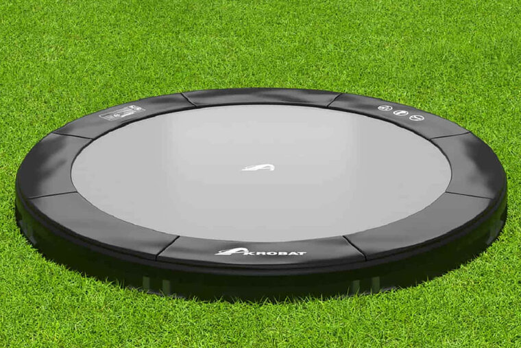 Trampolin AKROBAT PRIMUS INGROUND 365 (12ft) Schwarz