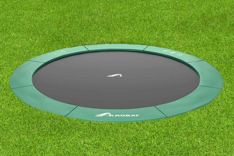 Trampolin AKROBAT ORBIT FLAT 244 Gr&uuml;n (8ft)